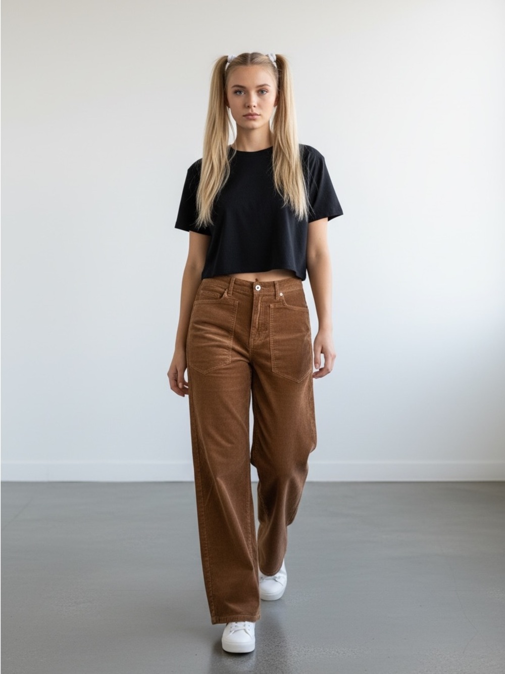 Kensie Jeans The Jessica High Rise Barrel 6/28 Cords